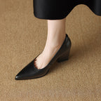 Zella Genuine Leather Heels