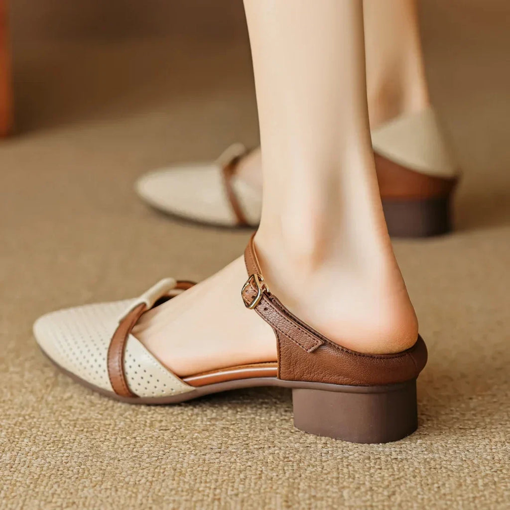 Julion Genuine Leather Heels