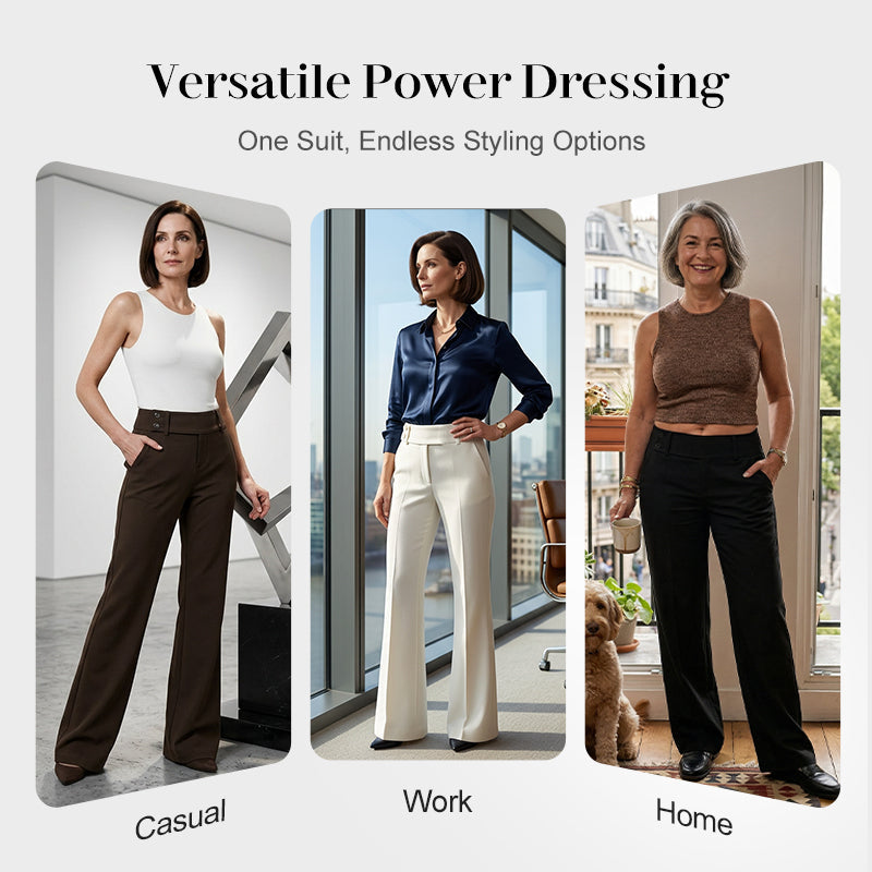 🌺💐Women's Elegant Flared Suit Pants
