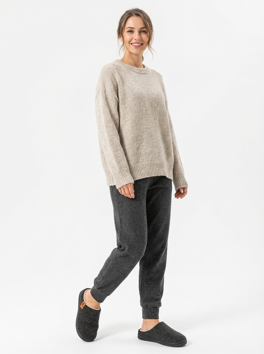 CloudStep™ Fleece-Lined Memory Foam Slippers