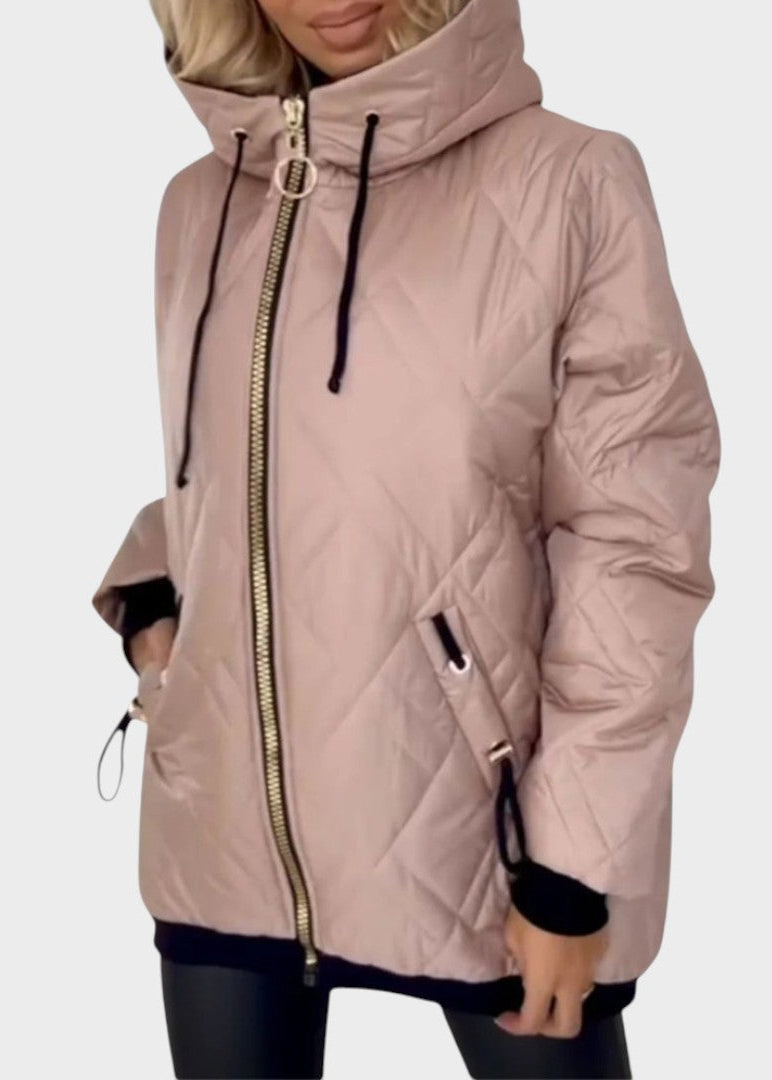 Paola | Quilted Jacket with Hood and Zip