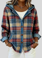 Hildred™ | Hooded Plaid Shacket