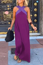 Juliette Puff-Sleeve Floral Slit Midi Dress