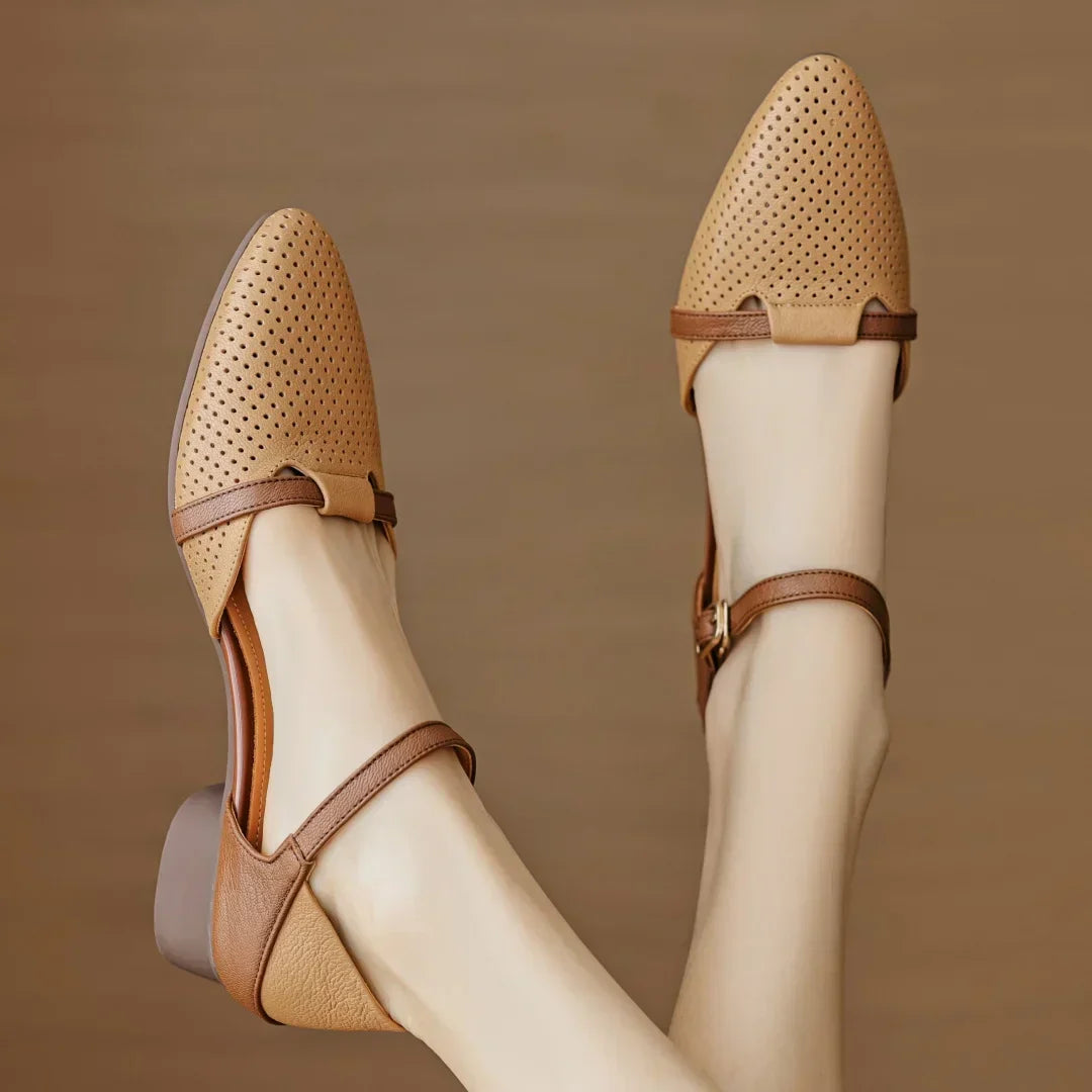Julion Genuine Leather Heels