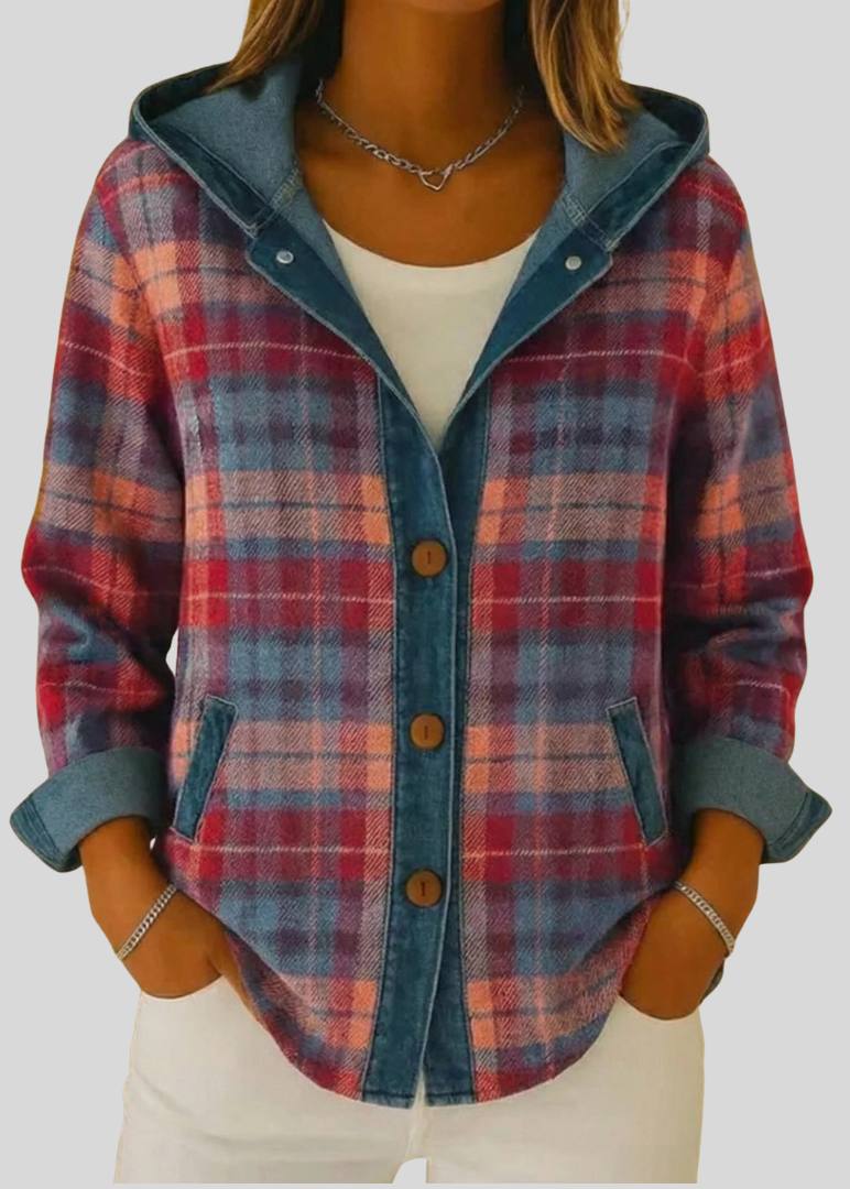 Kellaway™ | Hooded Plaid Shacket