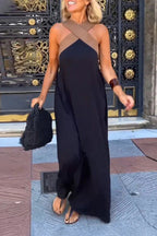 Juliette Puff-Sleeve Floral Slit Midi Dress