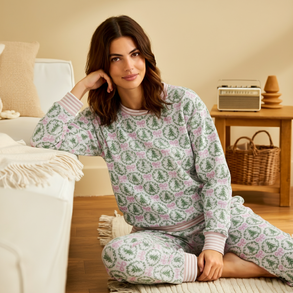 Cozy Organic Cotton Christmas Pajamas
