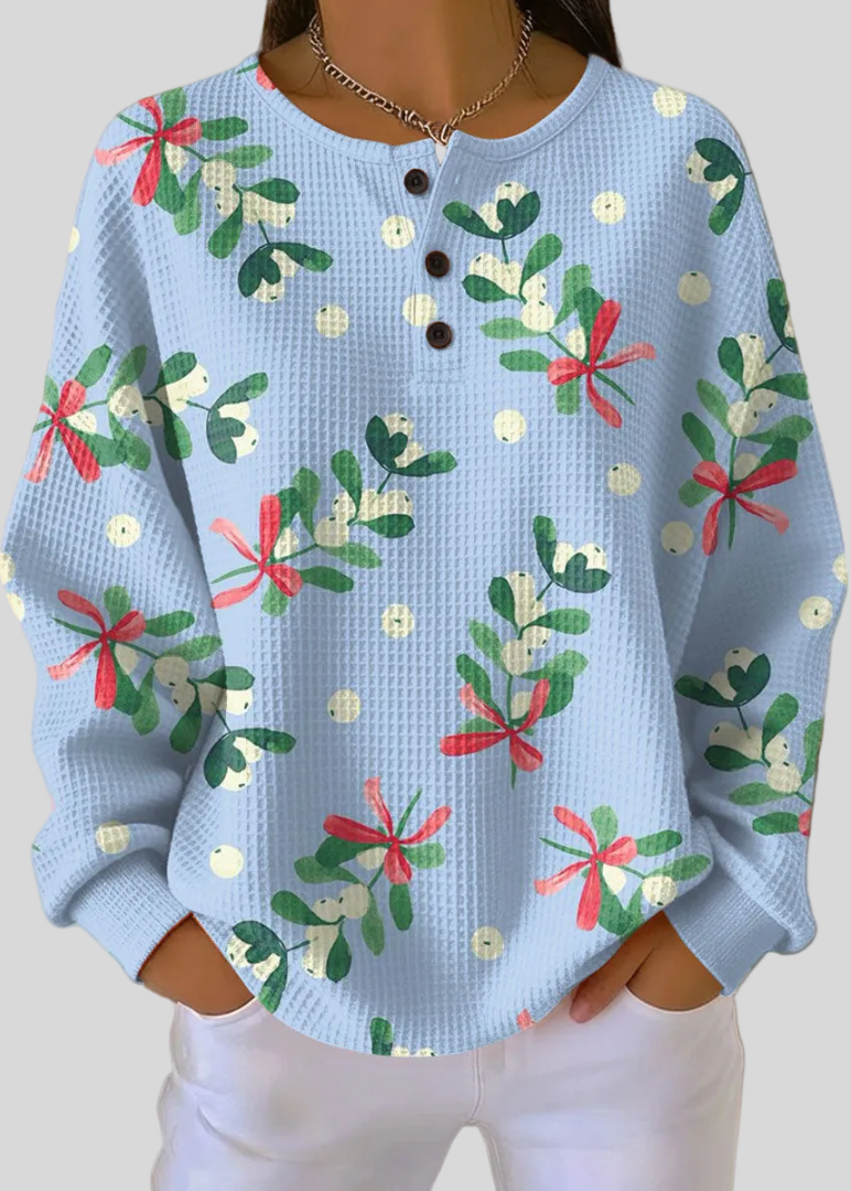 Edalynn™ | Christmas Motif Sweatshirt
