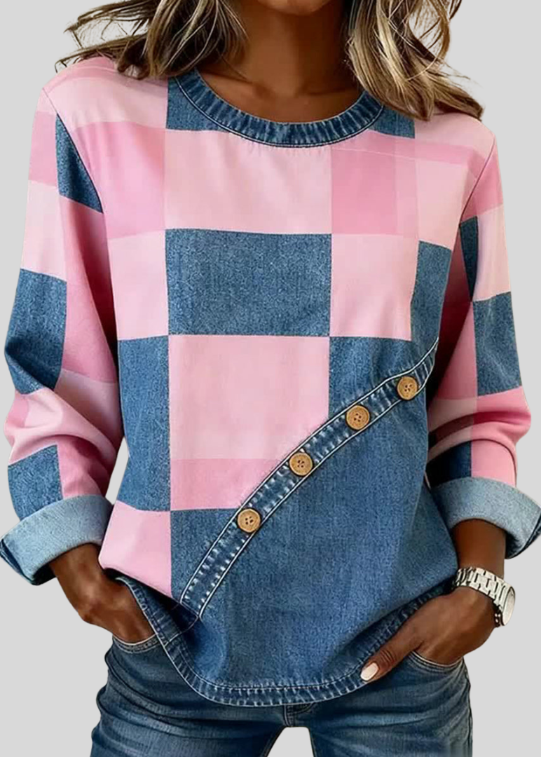 Tindelle™ | Patchwork Art Sweatshirt