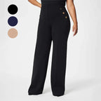 ✨ Flattering Comfort | Women's High-Waisted Tummy-Control Wide-Leg Pants