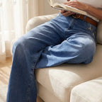 👖 Vintage Denim Appeal | Women’s High-Waist Wide-Leg Jeans