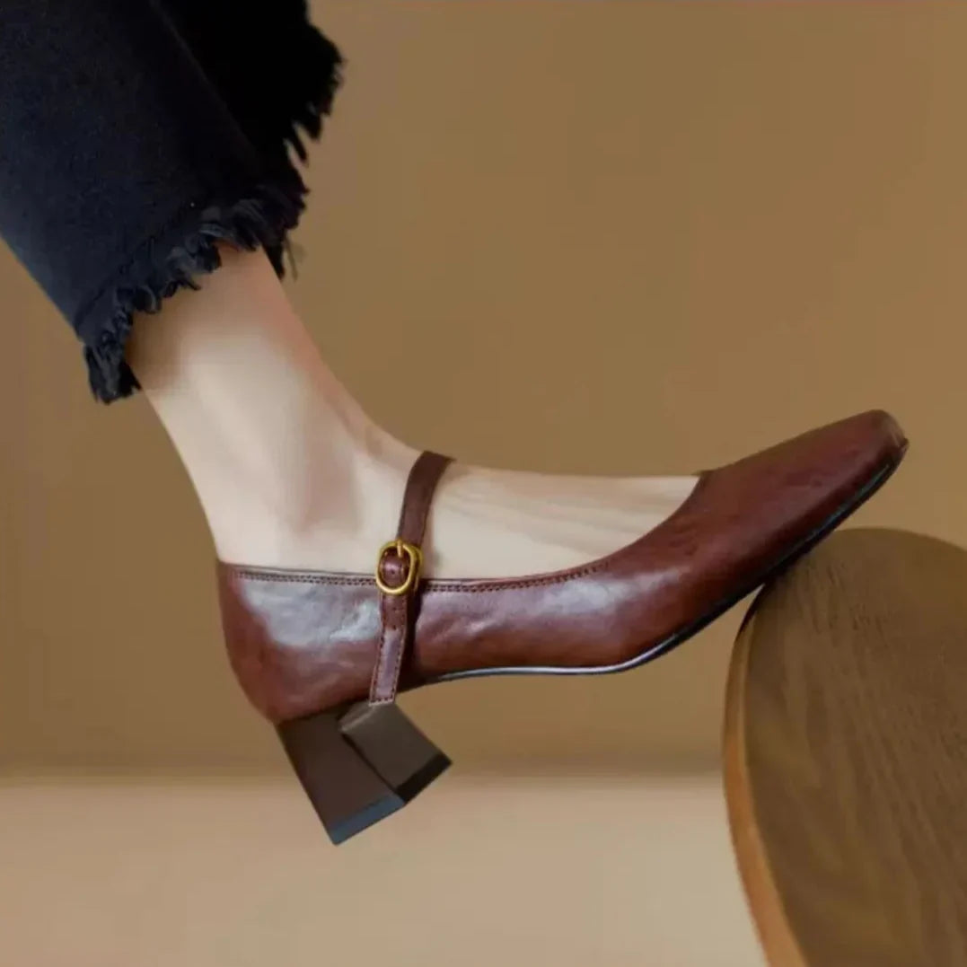 Bella Genuine Leather Heels
