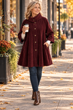 Kendall | Corduroy Button-Up Tunic