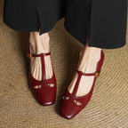 Alysa Genuine Leather Heels