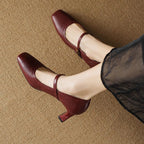 Aeri Leather Heels