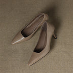Zala Genuine Leather Heels