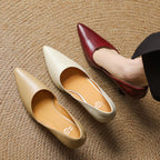 Naila Genuine Leather Heels