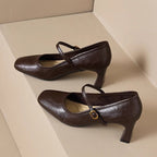 Aeri Leather Heels