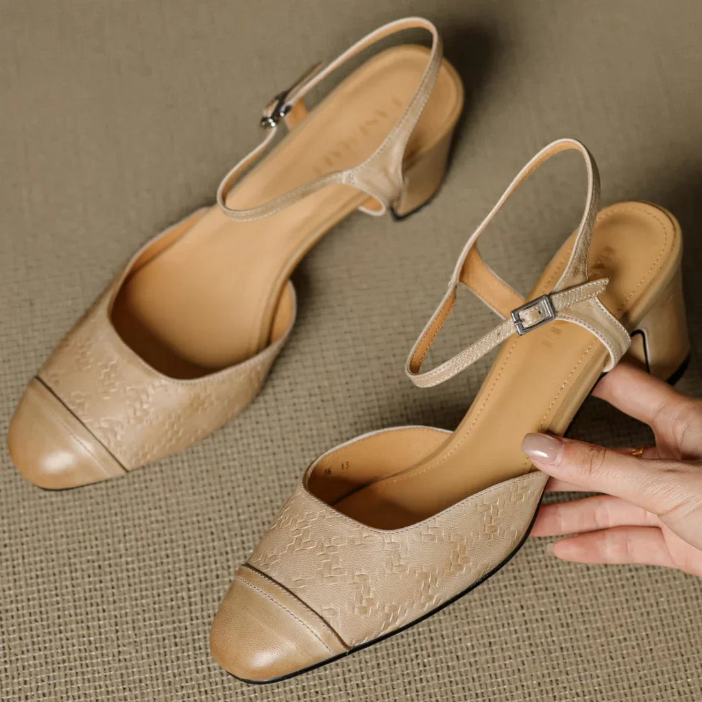 Neiro Genuine Leather Pumps