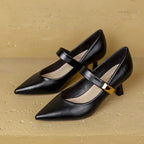 Melta Genuine Leather Heels