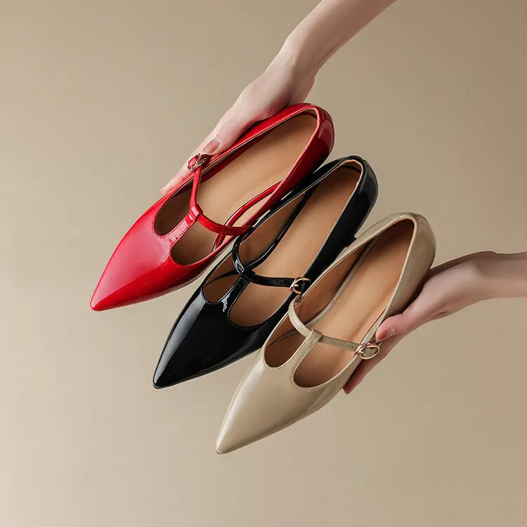 Rabeca Genuine Leather Heels