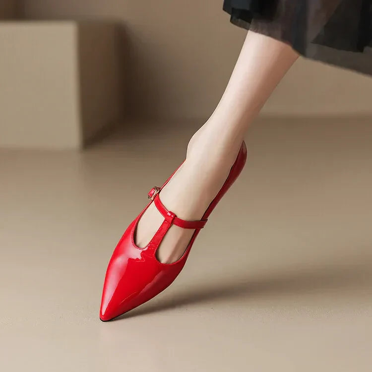 Rabeca Genuine Leather Heels