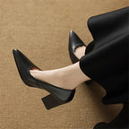 Zella Genuine Leather Heels