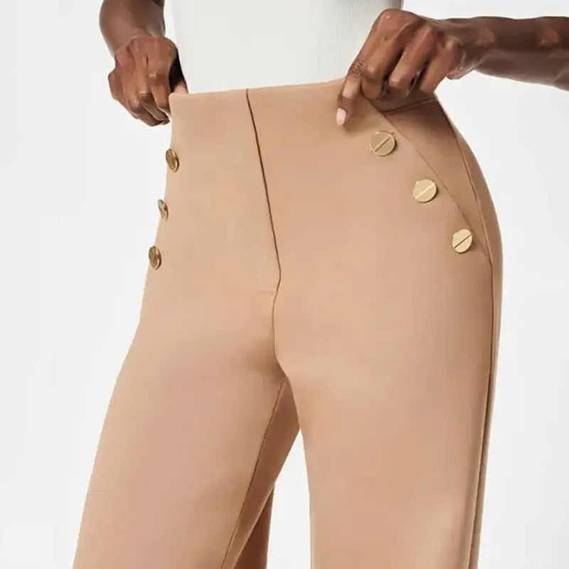 ✨ Flattering Comfort | Women's High-Waisted Tummy-Control Wide-Leg Pants