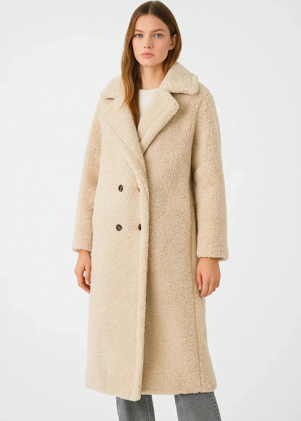 Martina | Long Teddy Coat