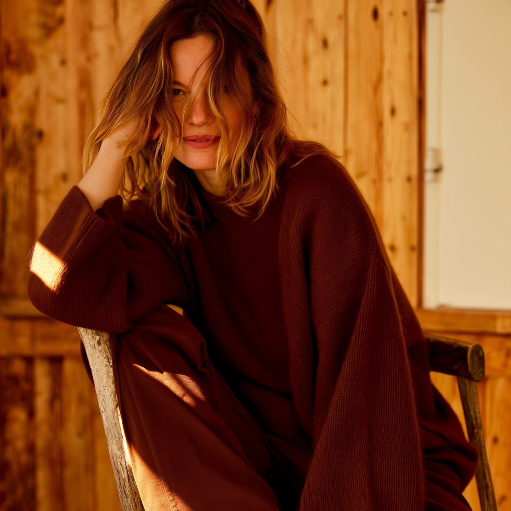 Korean Oversized Fleece Sweater
