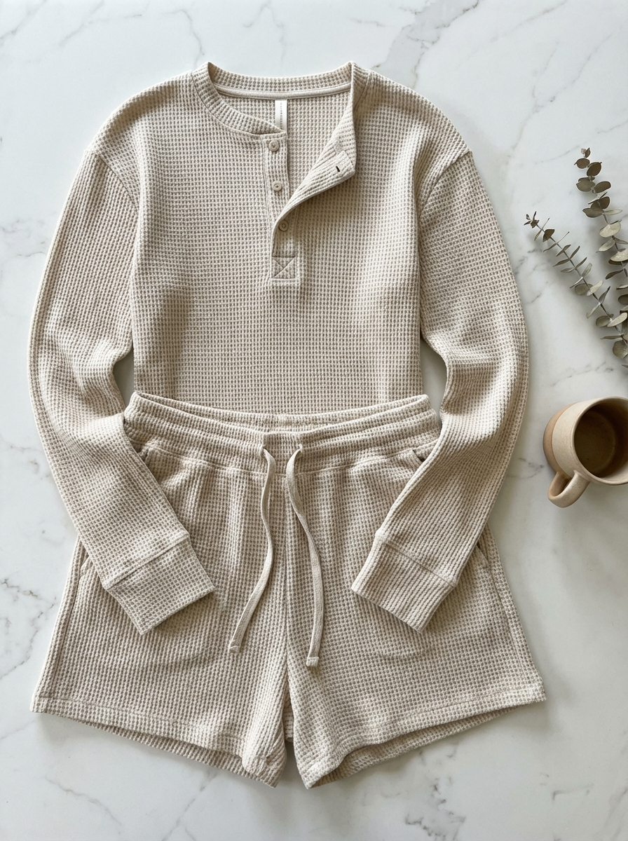 BreezeKnit™ Waffle Lounge Set