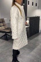 Fabiana | Reversible Quilted Coat with Leopard Print
