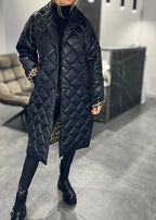Fabiana | Reversible Quilted Coat with Leopard Print