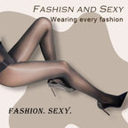 💖 Everyday Comfort | Women's High-Waisted Sheer Shiny Tights – Buy 1 Get 1 Free
