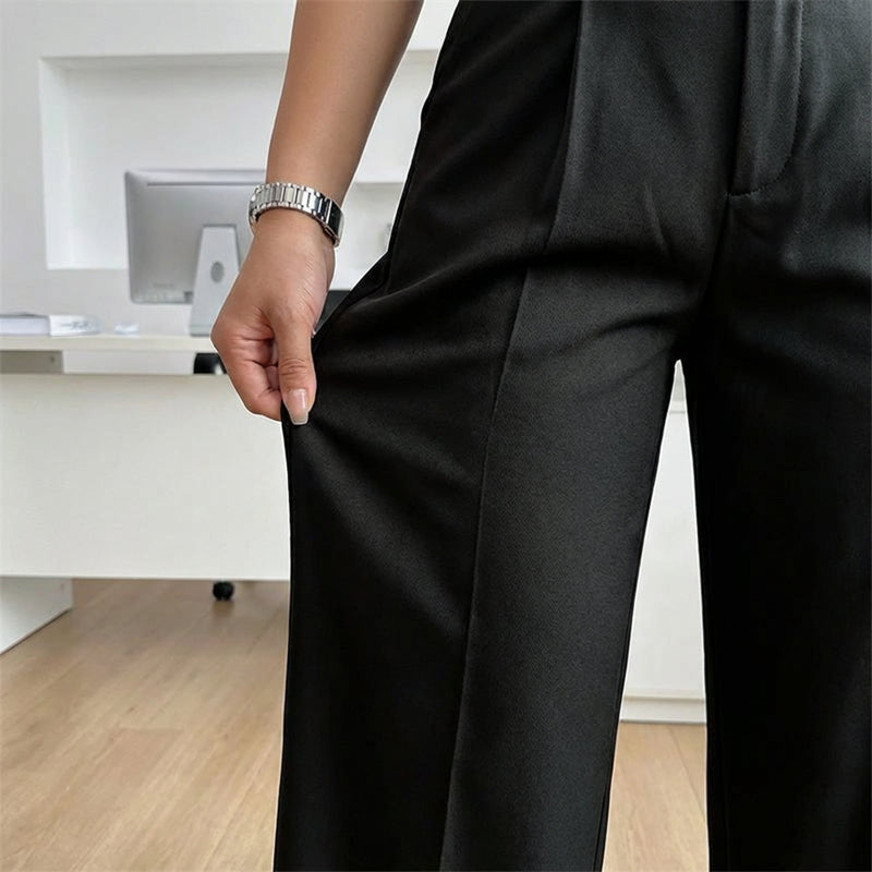 ⏳Limited-time 50% off⏰Women‘s Wide-Leg Trousers with Belt🎗️👖