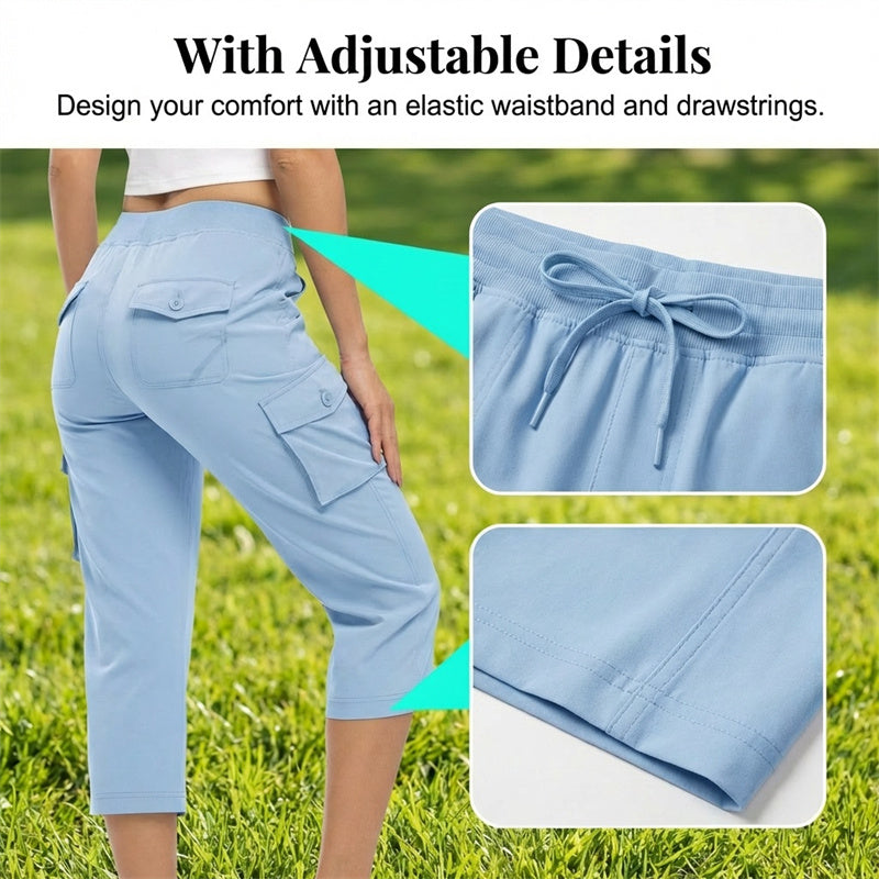 💥✨Limited-time 50% Off ✨Women's Lightweight Cargo Capris🌿 Adventure-Ready Comfort And Style 🌿