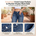🔥Hot Sale Offers-Women's Slim Fit Stretch Denim Capri Pants