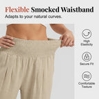 New Arrivals & Special Offers🍂Lightweight Elastic Waist Crop Pants for Women
