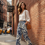 💥New Arrivals & Special Offers-Vintage Floral High-Waist Jogger Pants