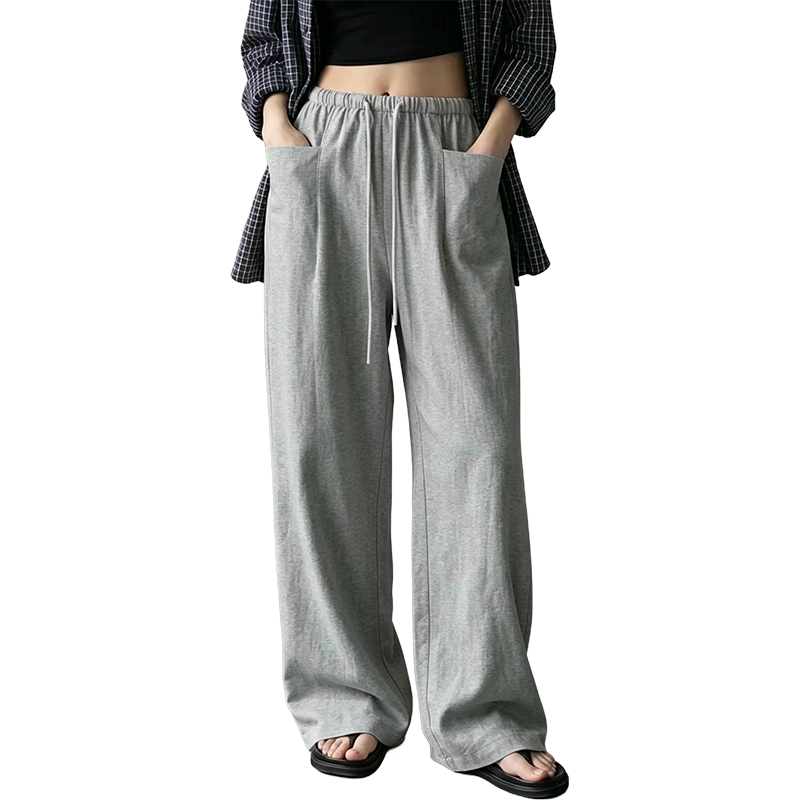 ⌛Limited-Time Offer-Women's High-Waisted Wide-Leg Drawstring Pants