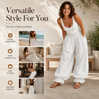 ⌛Limited-Time Offer-Women's Casual Ruffle Hem Lantern Pants