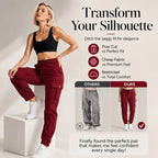 👖 Utility Comfort | Women's Drawstring-Waist Relaxed Cargo Pants