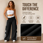 ⏰Last Day Sale 63% Off  👖 Women's Side Stripe Straight-Leg Cargo Pants