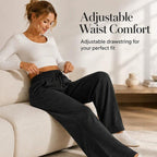 🍁New Fall Collection-Women's Casual Wide-Leg Pants with Drawstring Elastic