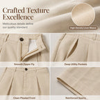 🌿 Effortless Comfort | Women's Cotton-Linen High-Waisted Wide-Leg Pants