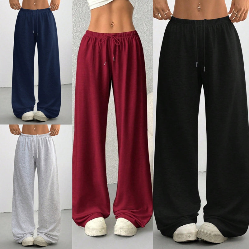 ⌛Limited-Time Offer-Women's Casual Wide-Leg Sweatpants with Drawstring