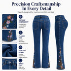 ✨ Flattering Everyday Style | Women's High-Waisted Western Flare Jeans
