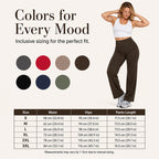 ☁️ All-Day Comfort | Women's High-Waisted Wide-Leg Yoga Pants