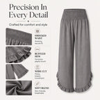 ☀️ Lightweight Comfort | Women's High-Waist Cotton-Linen Relaxed Pants
