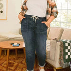 ⌛Limited-Time Offer-Women's Casual Drawstring Denim Jogger Pants